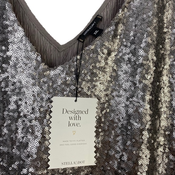 Stella & Dot Tops - Stella & Dot Sequins Top